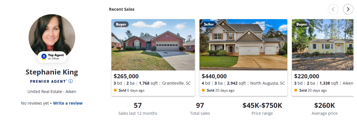 stephanie king zillow